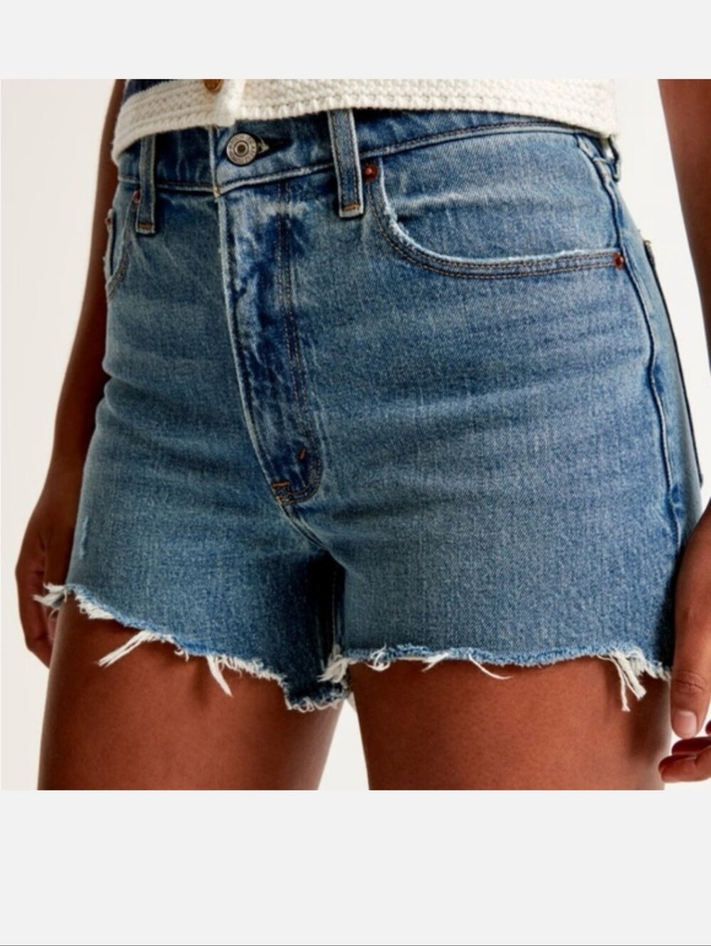 Abercrombie & Fitch The Mom Short High Rise Curve Love Size 14 Or 32